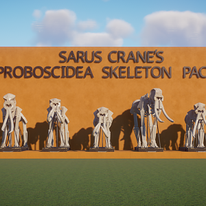 Planet Zoo Proboscidean Skeleton Pack
