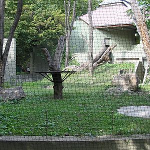 Budapest Zoo 2003 - Old Gorilla or Orangutan enclosure