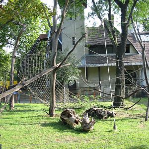 Budapest Zoo 2003 - New outdoor Primate enclosure