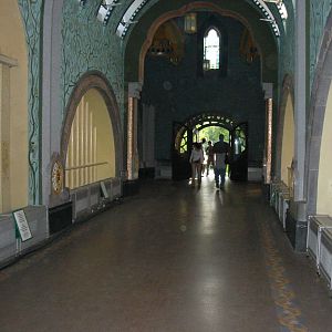 Budapest Zoo 2003 - Inside the historic Elephant House