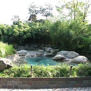 Zürich Zoo 2006 - Front of the Common Seal exhibit