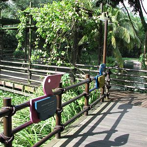Jurong Bird Park 2008 - Boardwalk at the Pelican Lagoon