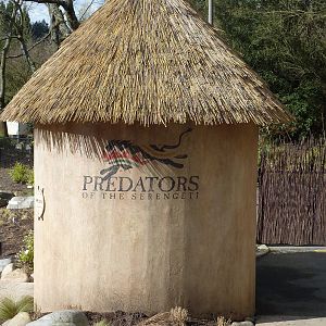 Predators of the Serengeti - Entrance Sign
