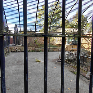 Former bear cages