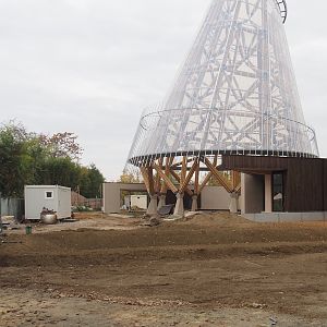 New entrance construction site, 2025-10-19