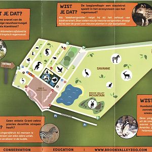 Brook Valley Zoo Map