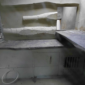 Snow leopard indoor exhibit #1