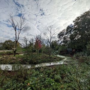 New red panda enclosure