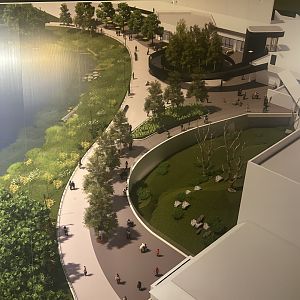 Japanese Macaque Exhibit Concept Art