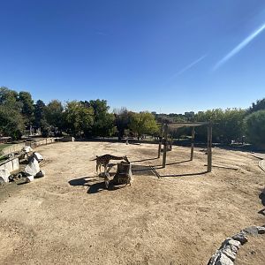 4th view of mixed African enclosure