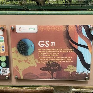 greater sunda - aviary no. 1 signage - taman burung