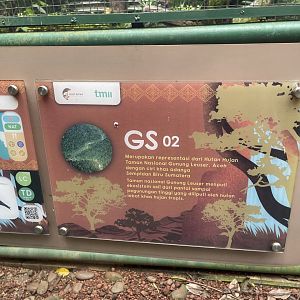 greater sunda - aviary no. 2 - signage - taman burung