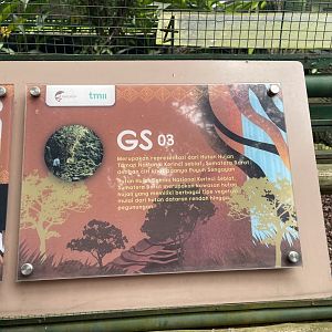greater sunda - aviary no. 3 signage - taman burung