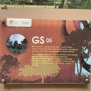 greater sunda - aviary no. 5 signage - taman burung
