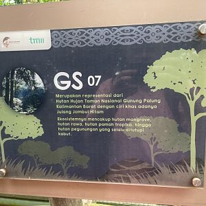 greater sunda - aviary no. 7 signage - taman burung