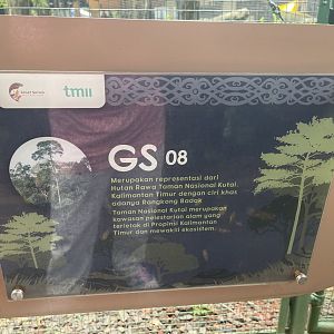 greater sunda - aviary no. 8 signage - taman burung