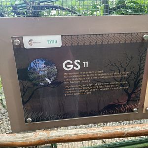 greater sunda - aviary no. 11 signage - taman burung