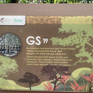 greater sunda - aviary no. 19 signage - taman burung