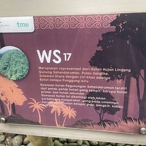 wallacea & sahul - aviary no. 17 signage - taman burung