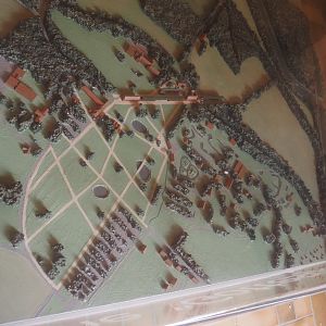 Scale model of the Salinenpark and NaturZoo Rheine, 2025-05-22