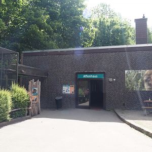 Old primate house - Currently Desmarest's hutia and Lion-tailed macaque house, 2025-05-22