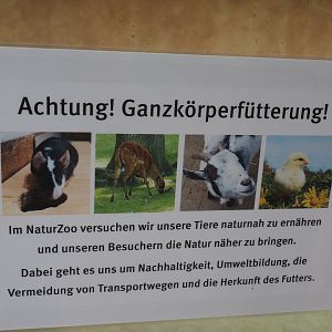 Carcass feeding signage, 2025-05-22