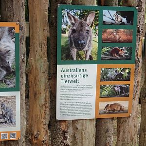 Emu and wallaby signage, 2025-05-22