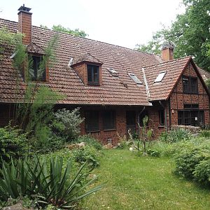Hermann's tortoise exhibit and service building, 2025-05-22v