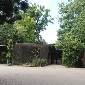 Aviaries, Entrance to the tiger house and Tiger viewing window, 2025-05-22