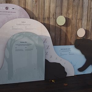 New pygmy hippopotamus signage, 2025-11-30