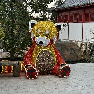 Red panda Christmas animal