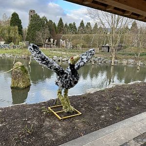 Crane Christmas animal