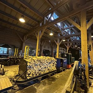 The old train locomotives