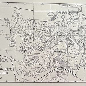 1939 map of Taronga Zoo