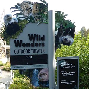 Wild Wonders Theater Sign