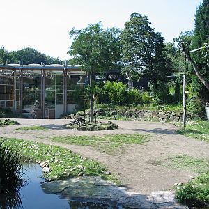 Duisburg Zoo 2004 - Giraffe exhibit