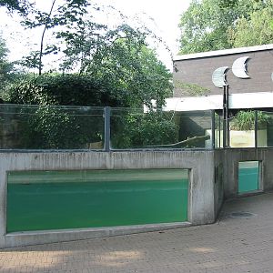 Duisburg Zoo 2004 - Front of Giant Otter exhibit