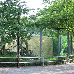 Duisburg Zoo 2004 - Outdoor Ape exhibit