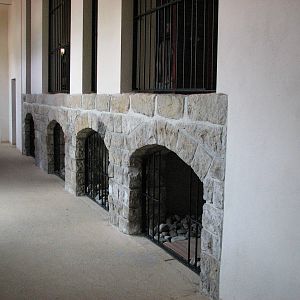 Dresden Zoo 2008 - Inside the renovated old carnivore castle