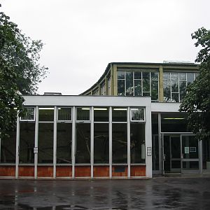 Berlin Tierpark 2004 - Entrance to the Alfred Brehm House