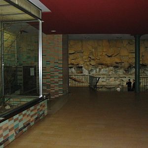 Berlin Tierpark 2004 - Looking towards the Tiger exhibit inside the Alfred