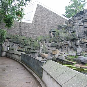 Berlin Tierpark 2004 - Along the Tiger exhibit at the Alfred Brehm House