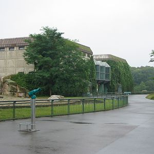 Berlin Tierpark 2004 - Looking towards the Pachyderm House