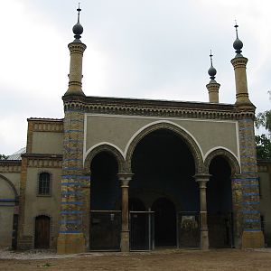 Zoo Berlin 2004 - Historic Antelope and Giraffe House