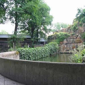 Zoo Berlin 2004 - Moat of the African Lion exhibit