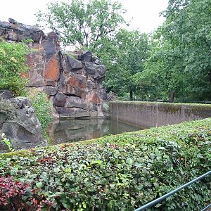 Zoo Berlin 2004 - Side of the African Lion exhibit