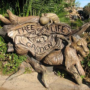 Discovery Island - Tree Of Life Garden Sign