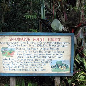 Maharajah Jungle Trek - Entry Sign