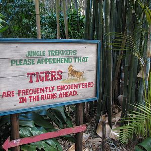 Maharajah Jungle Trek - Sign