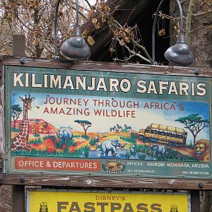 Kilimanjaro Safaris - Entry Sign